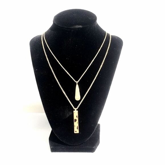 Lucky Brand Double Chain Gold Leopard Necklace - Picture 7 of 8